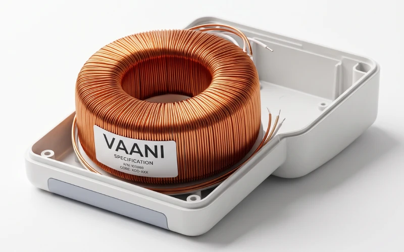 4kV medical-grade toroidal isolation transformer sized for a patient monitor or diagnostic device enclosure